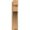 Ekena Millwork Westlake Block Rough Sawn Outlooker, Western Red Cedar, 8"W x 32"D x 38"H OUT08X32X38WTL05RWR - alternate 2